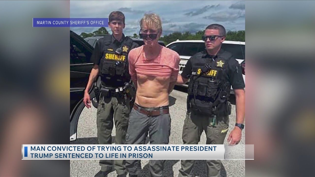 Man convicted of trying to assassinate president Trump sentenced to ...