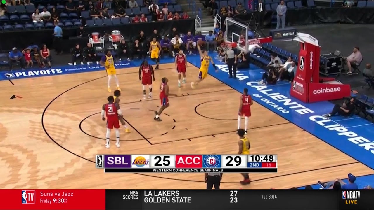 Watch now: McClung leads Lakers to victory in G League playoff