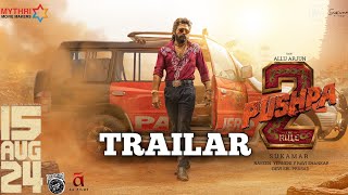 Pushpa 2 Trailer | Allu Arjun | Sukumar | Rashmika Mandanna | Fahad Faasil | DSP | Prabhas