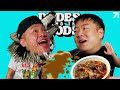 The most ridiculous shart story  trying tims moms oxtail soup  dudes behind the foods ep 125