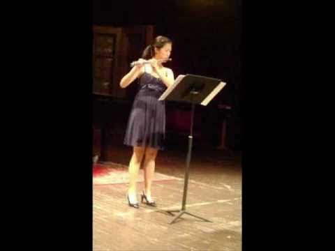 Duo for flute and Piano, I. Flowing by Copland; Annie Wu, flute