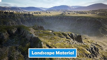 Landscape Material in Unreal Engine 5 (Part 22)