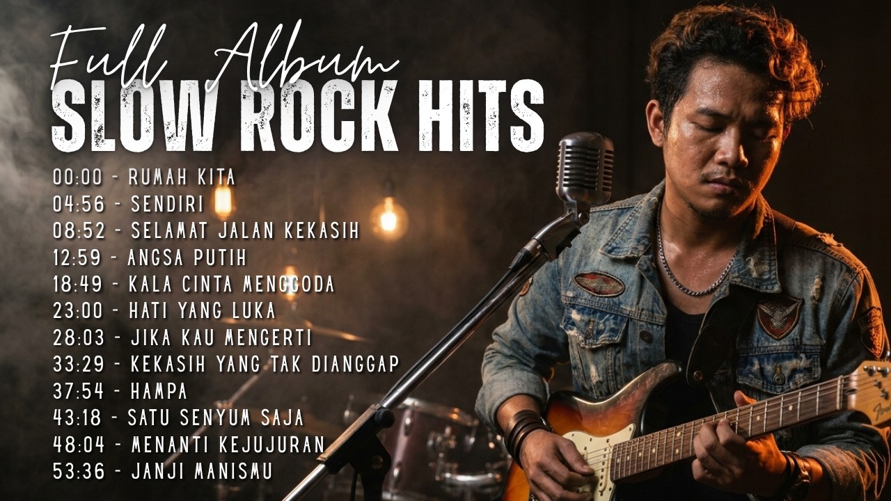 🕰️ 6 Lagu Nostalgia Slow Rock Indonesia Paling Populer 🌹 \