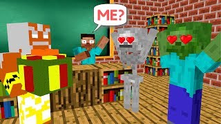 Monster School: Unboxing Present from God- Minecraft Animation