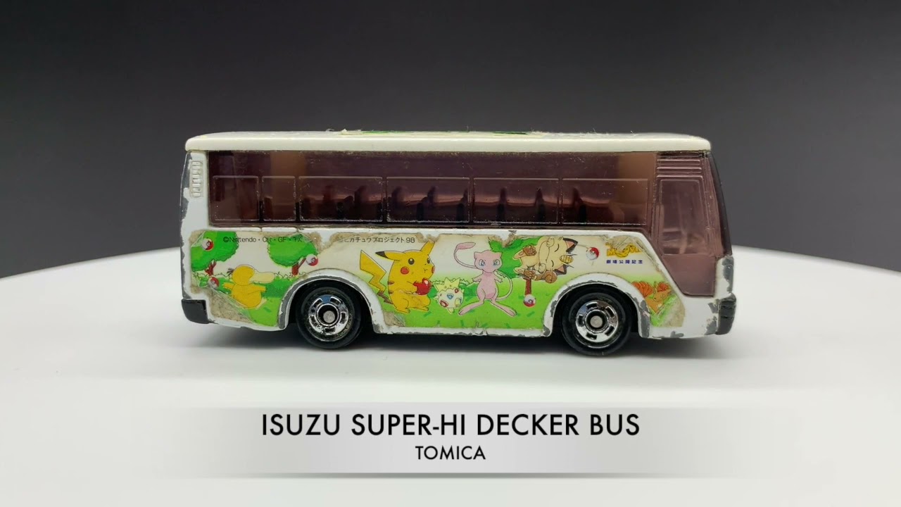 Tomica Isuzu Super-Hi Decker Bus [Show Time] [The Showroom] - YouTube
