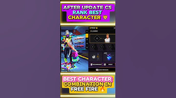 CS Rank Best Character Combination | Best Character Combination For Clash Squad Ranked ICS Rank Tips