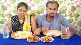 Husband & Wife Biryani Eating Challenge   Mutton Kosha & Biryani Eating Challenge