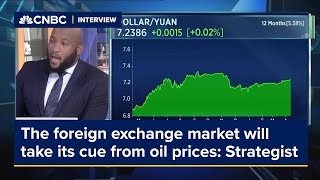 The foreign exchange market will ultimately take its cue from oil prices, BofA strategist says