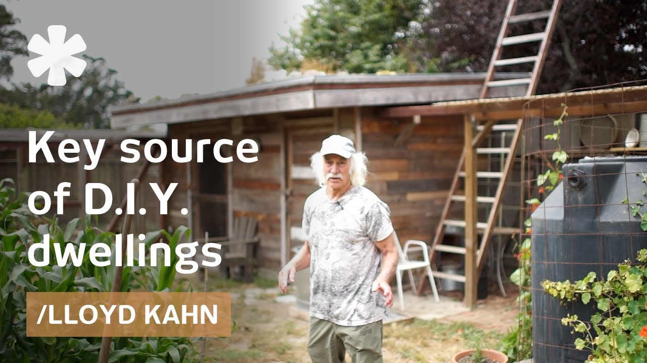Lloyd Kahn on his NorCal self-reliant half-acre homestead