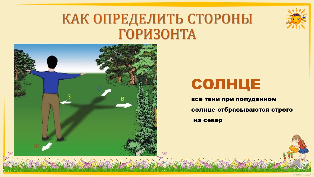 Видеоуроки окружающий. Ориентирование на местности стороны горизонта. Ориентирование по сторонам горизонта. Ориентирование на местности 2 класс. Окружающий мир ориентирование на местности.