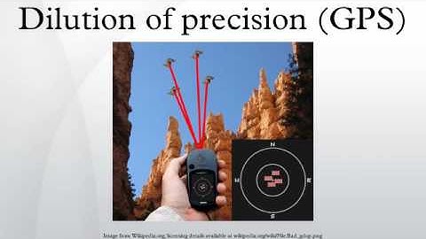 Dilution of precision (GPS)