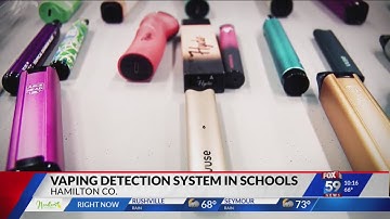 Schools try to deter teens from vaping by installing detectors