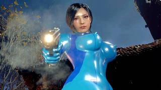 Ada Wong Samus Suit Giantess Growth Gameplay - Resident Evil 4 Remake