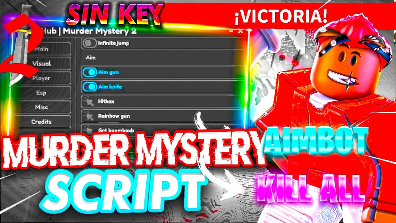 SCRIPT OP para MURDER MYSTERY 2 en ROBLOX SIN KEY!! (PC Y CELULAR ...