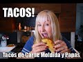 🌮 HOW TO MAKE GROUND BEEF AND POTATO TACOS 🌮 (Tacos de Carne Moldida y Papas) | AT HOME WITH ROMA