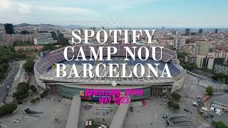 2023 05 Barcelona Spotify Camp Nou Flight