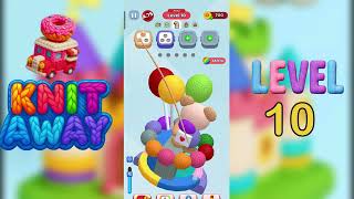 Knit Away Level 10 Solution