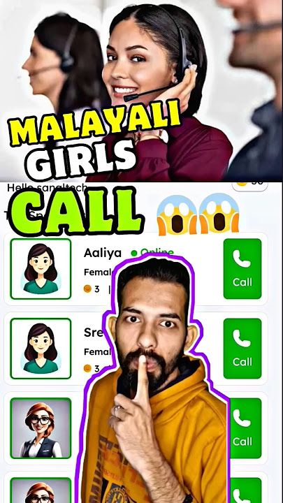 മലയാളി📈ഗേൾസിനെ വിളിക്കാം 😱 Malayali girls calling app , free video calling chat app malayalam