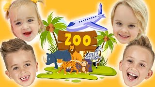 Vlad et Niki - Sorties familiales au zoo et au parc d'attractions pour les enfants