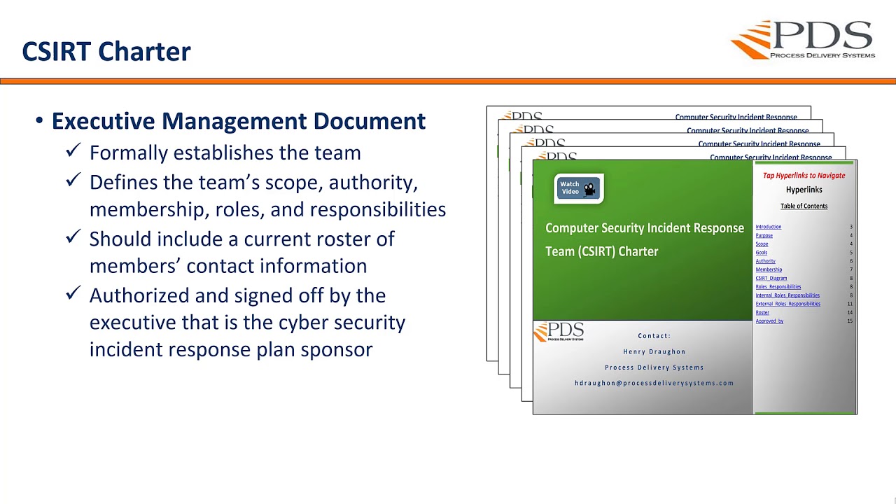 Computer incident response team roles and responsibilities