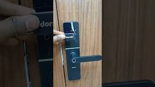 smart door lock #shortvideo #woodworking #woodscraft #wood #classicwood #lock