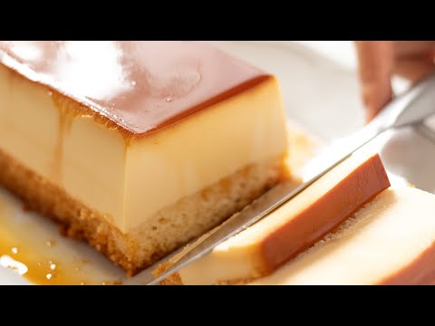 cream-cheese-custard-pudding-cake｜hidamari-cooking