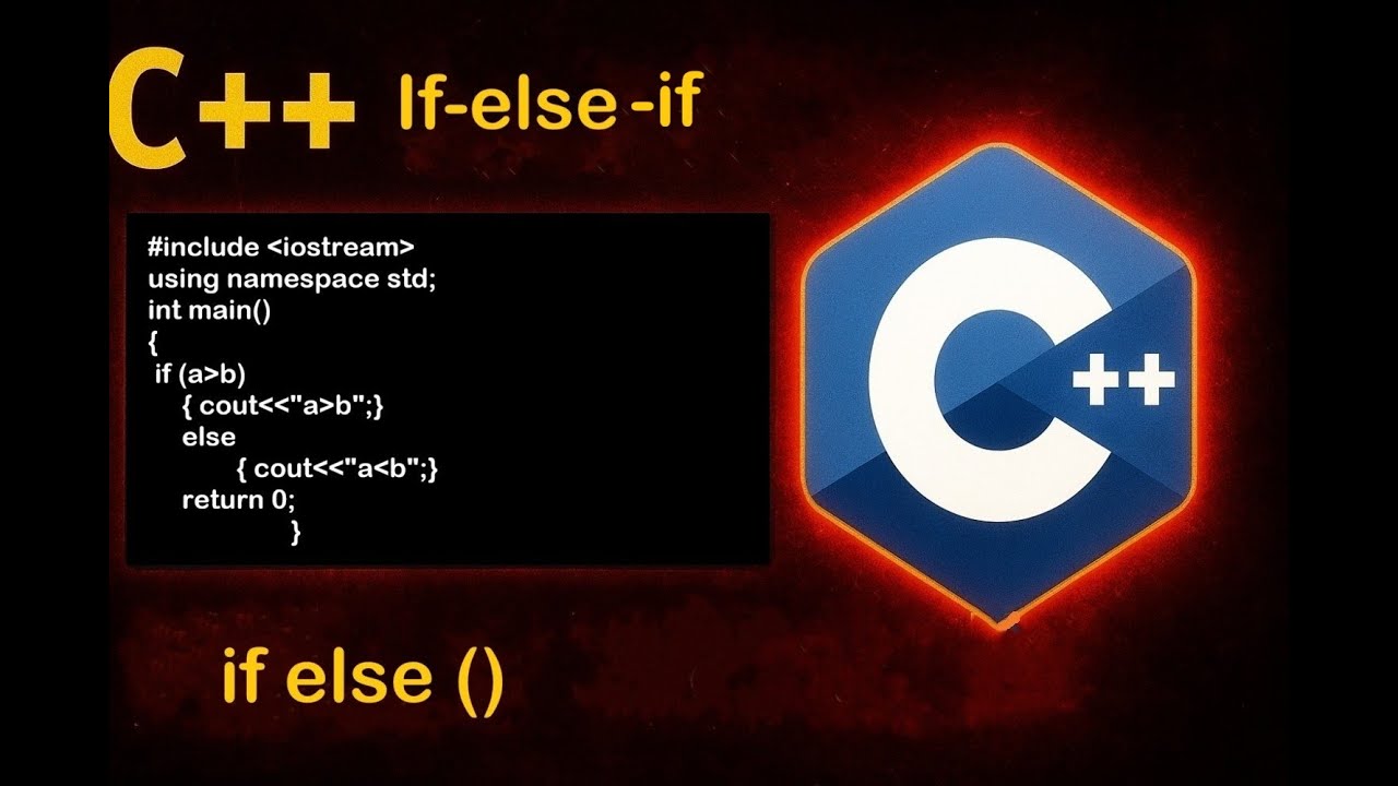 C++ Lecture 5: If-Else If Ladder Explained | Multiple Conditions in C++ ...