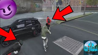 ZAAY CAUGHT TWO OPPS SLIDING ON HIS BLOCK😈😈 | GTA RP | TOWNS RP