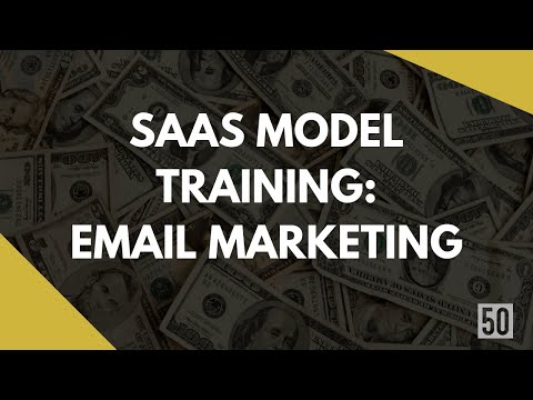 Email Marketing for SaaS Fundraising Excel Template | 50Folds