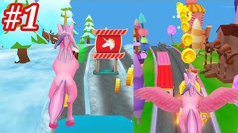 Unicorn Run - Android, iOS Gameplay Walkthroug #1