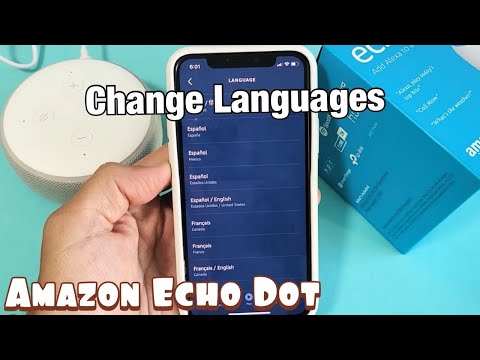 Amazon Echo Dot : 언어 변경 방법