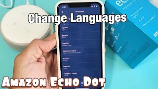 Amazon Echo Dot: How to Change Languages