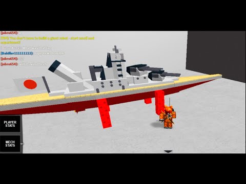 Roblox Build Your Own Mech Mini Yamato Youtube - roblox building a yamato