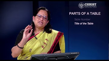 Classification and tabulation of data :  Specimen of a Table