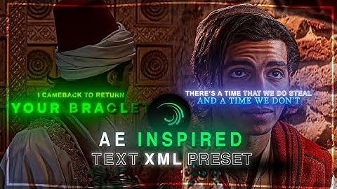 Juraij Editzz-Style Text in Alight Motion | Free XML + Preset