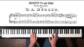 Mozart Menuet No.1 K.1 (TAKE 1) 1st Composition 5 YEARS OLD