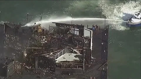 Oceanside Pier fire under control, but still smoldering