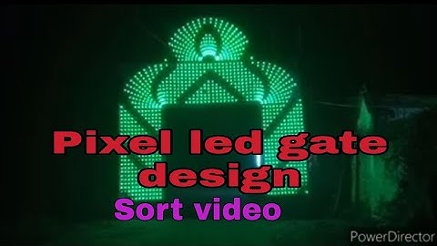 Pixel gate design 2020 sort video 12*24