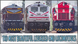 Most Beautiful Unique Liveried Tkd Diesel Locomotives || PRATEEK+DHILLIKA+NKJ TRIBUTE Indian Railway