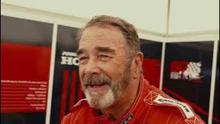 Nigel Mansell drives the Williams Honda FW11 at the Goodwood Festival of Speed