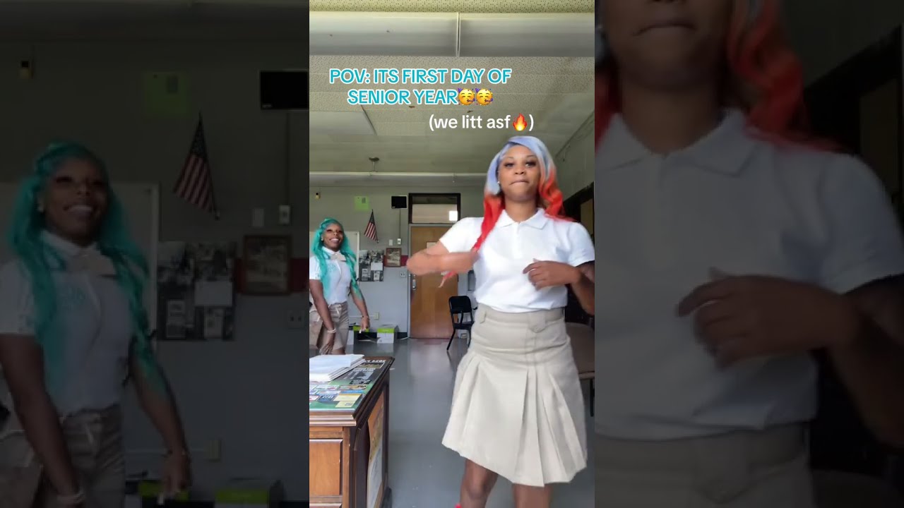 Our First Day Of School Firstdayofschool Backtoschool Bluehair Blackgirlmagic Grwm