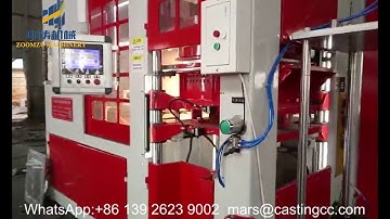 China horizontal parting flaskless sand casting molding solution