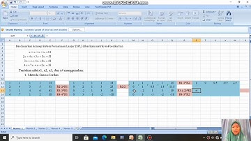 UAS Metode Numerik - Gauss Jordan & Metode Jacobi