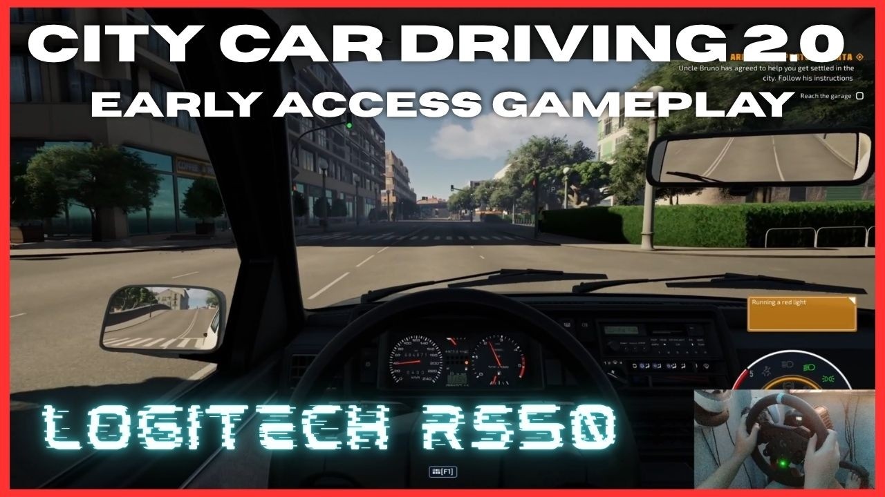 City Car Driving 2.0 [Early Access Gameplay] w/ Logitech RS50