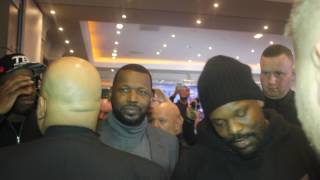 CHISORA CONFRONT'S WHYTES BROTHER .