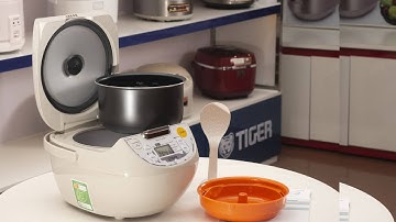 Hướng dẫn sử dụng nồi cơm điện tử TIGER Nhật Bản JBV-S18W. Dung tích 1.8Lít