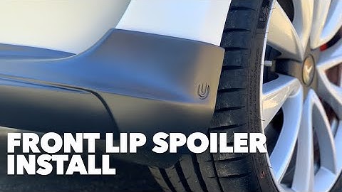 Front Lip Spoiler Install