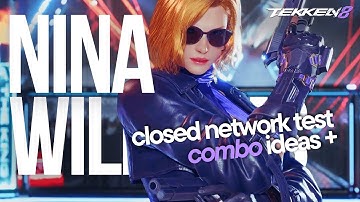 『 TEKKEN 8 CNT 』 Nina Combos & Ideas - Blonde Assault 😮⚡(Intermediate + Advanced Routes)