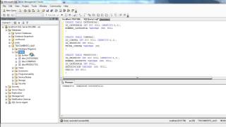 SQL Server 2005  Crear Tablas