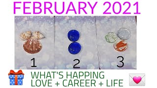 PICK A CARD ~ WHATS HAPPENING FOR U IN FEBRUARY 2021 ?❤️? LOVE +CAREER +LIFE ?